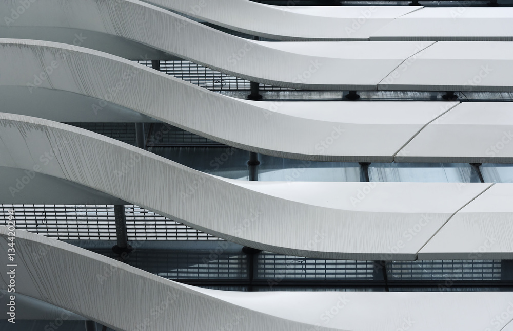 Aufkleber building abstract