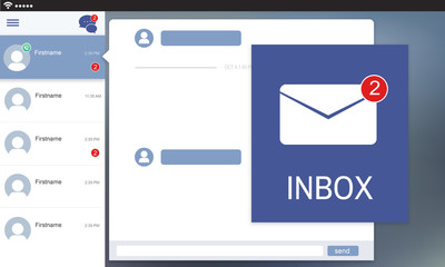 Letter Envelop Message Notification Concept