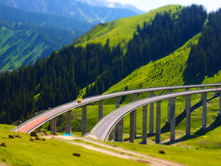 Fototapeta premium North Xinjiang landscape,perspective,China