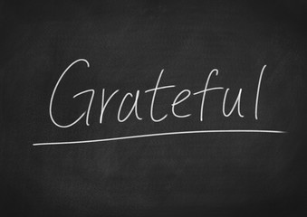 Obraz premium grateful