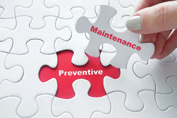 Preventive Maintenance on jigsaw puzzle