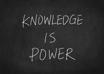 Obraz premium knowledge is power