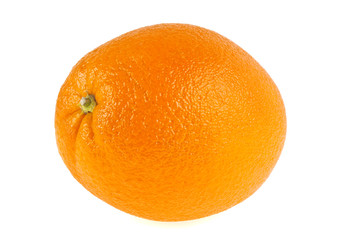 Ripe orange fruit isolated on a white background
