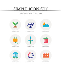 eco Simple Icon Set