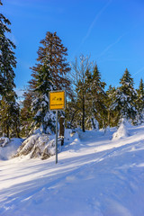 Wunderschöne Wintersport Landschaft