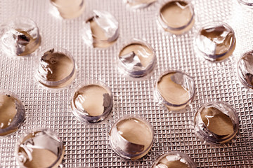 Leere Tablettenverpackung