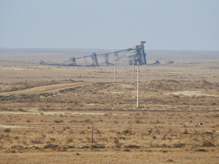 Old oil rig.