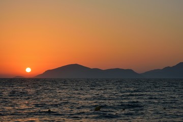 Sonnenuntergang auf KOS