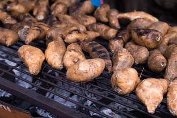 Sweet Potato Roasted on Stove