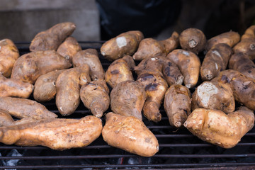 Sweet Potato Roasted on Stove