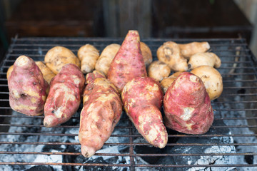 Sweet Potato Roasted on Stove