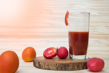 Fresh tomato juice