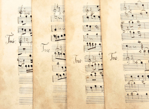 Music notes background