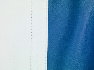 Fototapeta premium white and blue leather background 