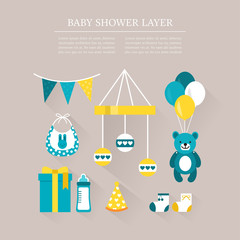 Baby Shower layer set