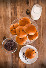 Chocolate chip brioche.
