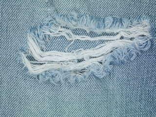 destroyed jeans, close up background 