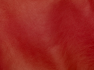 red leather background close up
