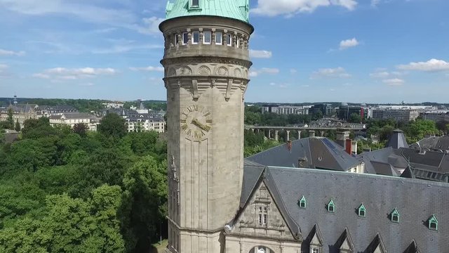 Aerial frames of Luxembourg palace
