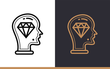 Outline padlock icon for startup business. Vector line icons suitable for info graphics, print media and interfaces