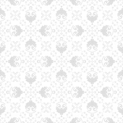 Oriental vector classic light pattern. Seamless abstract background with repeating elements. Orient background