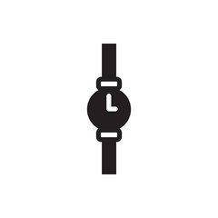 wrist watch icon illustration