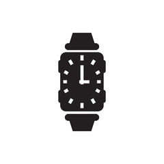 wrist watch icon illustration