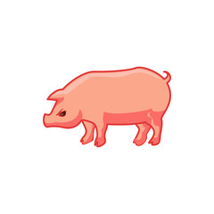 pig icon illustration