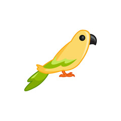 parrot icon illustration