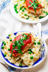 Chicken Cutlets in Pizzaiola Sauce.