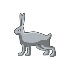 rabbit icon illustration