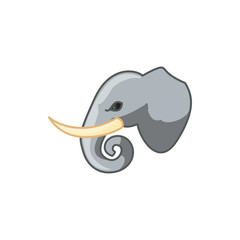 elephant icon illustration