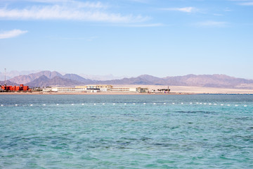 Obraz premium Egypt mountain and water landscape