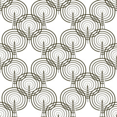 Seamless Pattern of Radio Signal in Vertical Direction.