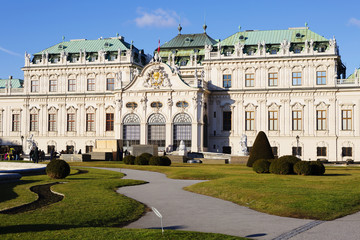Австрия. Вена. Дворец Бельведер.