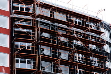 the construction of the building , facade insulation of a building