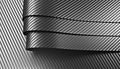 folded carbon fiber sheets. technological and modern material