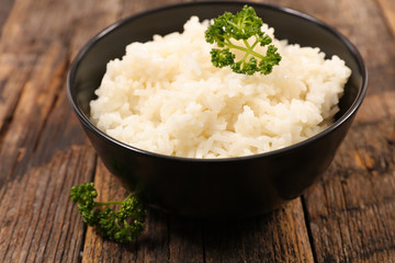 bowl of boiled rice
