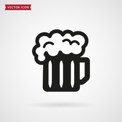 Mug of beer icon.