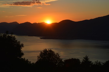 Sonnenuntergang am Gardasee