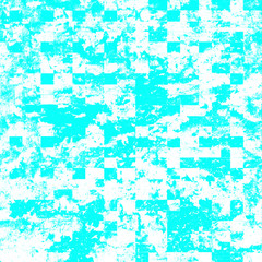 Abstract blue and pink mosaic art  , grunge  background