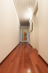 Interior, long corridor of house