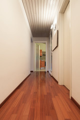 Interior, long corridor of house