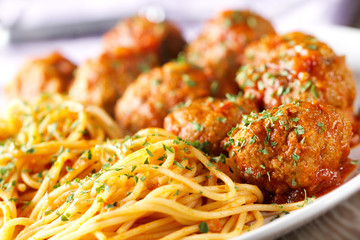 Spaghetti and Meatballs