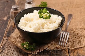 bowl of boiled rice