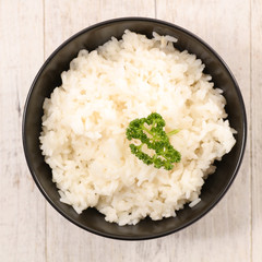 bowl of boiled rice