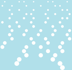 Abstract geometry blue deco art dots pattern