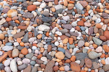 Colorful pebbles - background / pattern