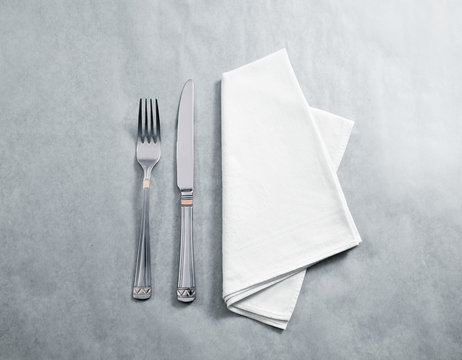 White paper napkins Stock Photo by ©magone 73636193