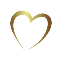 Gold gradient foil heart, Valentine day love golden luxury vintage wedding  invitation design